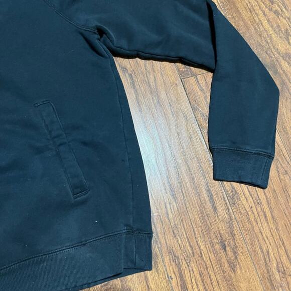 Nike Hoodie Adult Size M Women's Black Mock Cowl Logo Swoosh Pullover Sweater - Picture 2 of 5